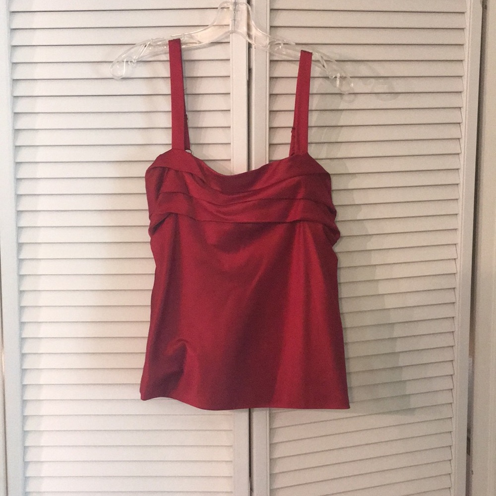 Dressy red top
